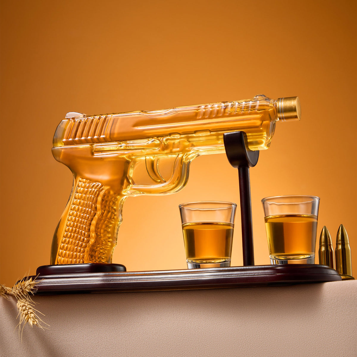 Gun Whiskey Decanter Set