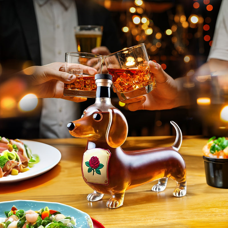 10Oz Funny Middle Finger Duck/Turtle/Dog Whisky Glass Decanter – Bar/Office/Home Decor.